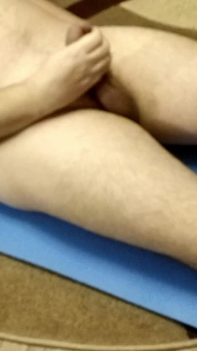 Exhausting Home Workout Naked with Kettlebell and Cardio Masturbation (4K) | Clip 1