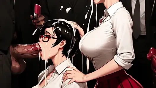 College Girls in a Mosh Pit 1