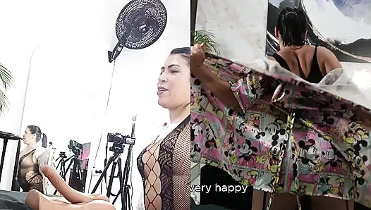 Very slutty MILF gives a dirty blowjob and fisting her favorite torso