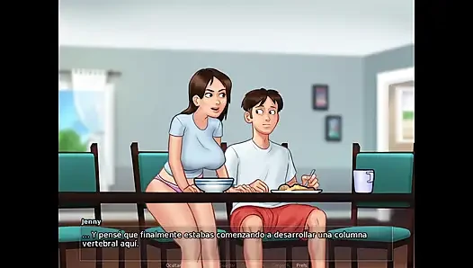 Sexsklave gefesselt und von seinen beiden herrinnen benutzt - summertime saga