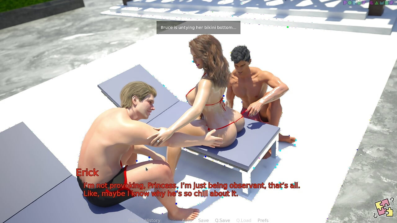 Olasz ribanc feleségem by Hornydogstudio - Pool party, anális orgazmus 3