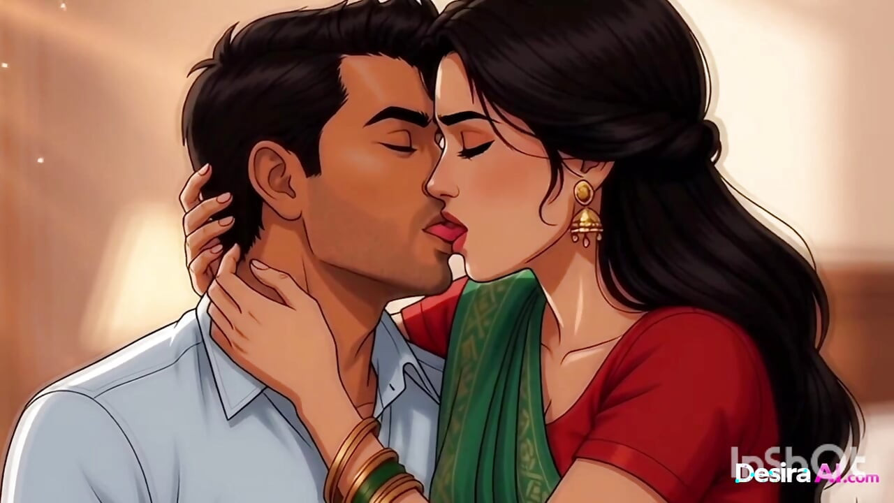 Soft Indian Skin Under His Touch While He Takes Care of Everything -AI Generated