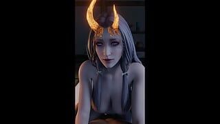 Nioh Miyoshino скачет в видео от первого лица