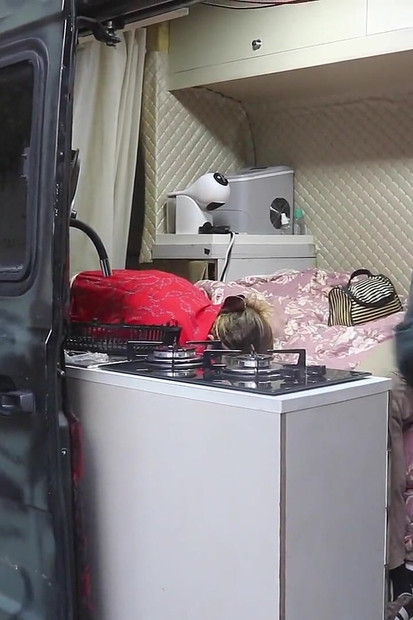 Imagine Fucking Grandmother in an Old Mobile Home in the Middle of the City.
