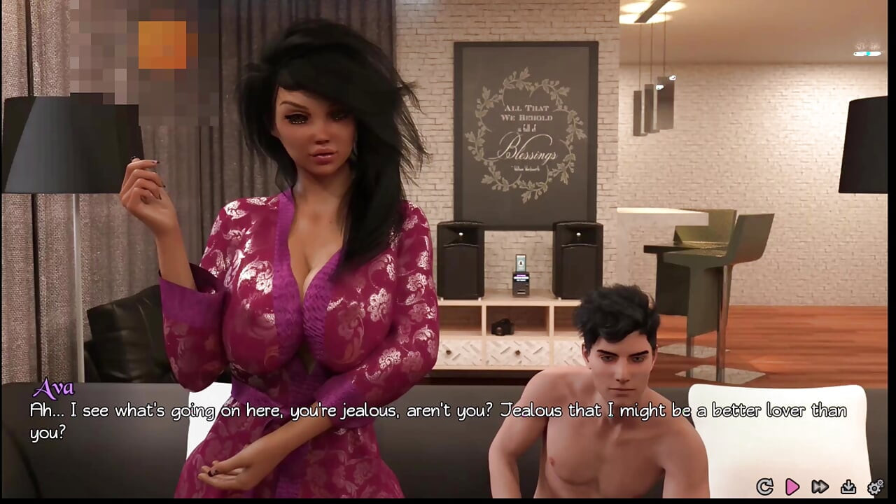 纯粹的爱 #3：lilly 在 jack 和 ava 做爱时玩弄她的阴户