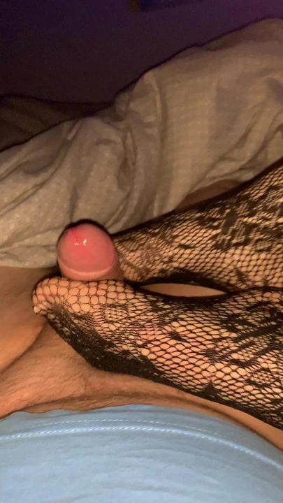 Cum on Stockings