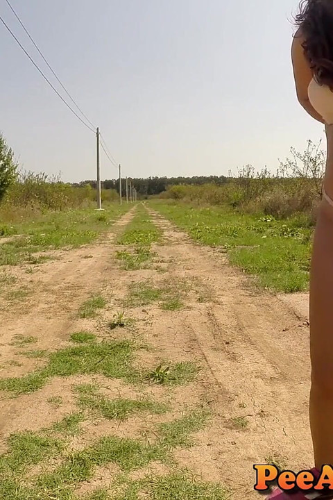 Striping and trying to pee