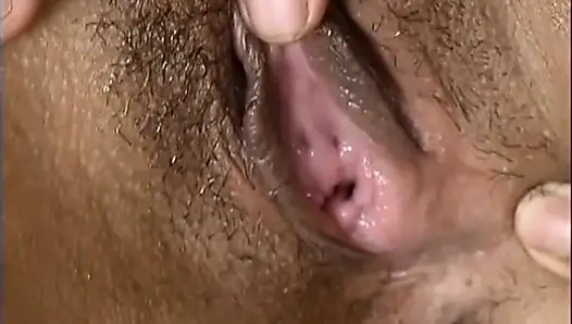 Hairy pussy licking fucking in dogging position...cum in mouth