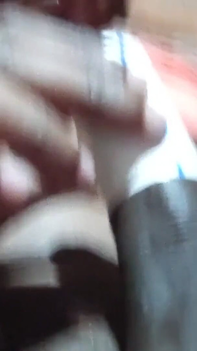 Indian teen boy when alone in home enjoys with a drum hole and later cum inside a pipe hole | Clip 1