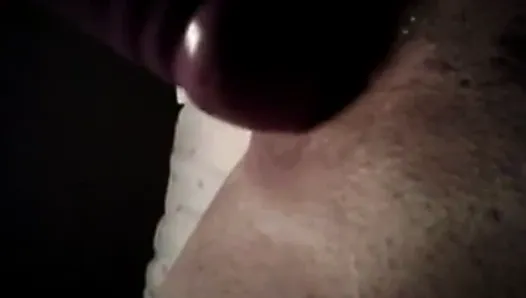 Penis rub makes her pussy orgasm with contractions