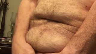 Artemus - Big Man Boobs Strokes and Cums