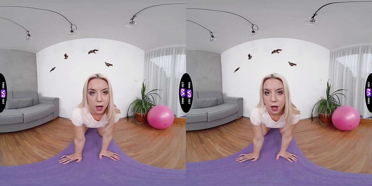 Masturbating on a big pink ball – TmwVRnet