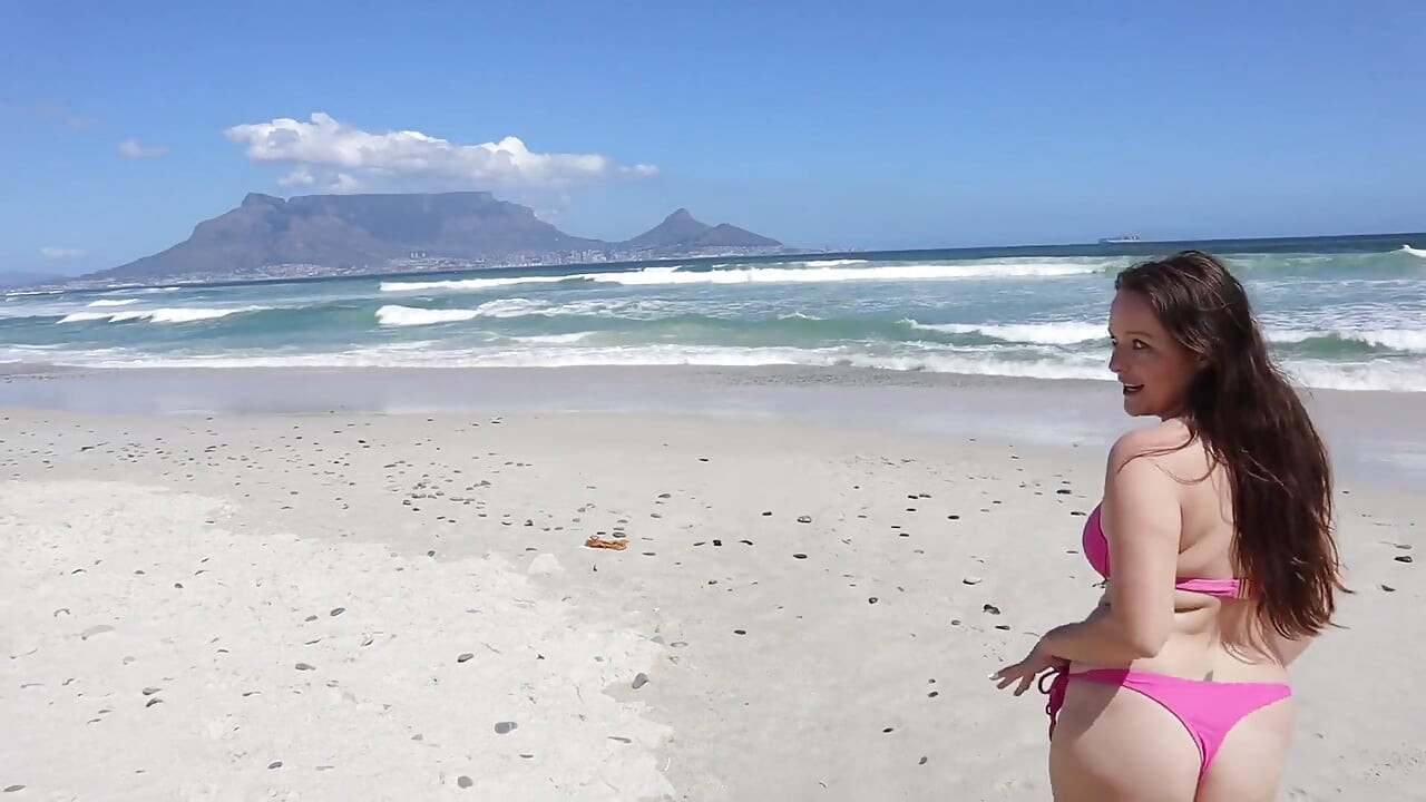 Stripping and Frolicking on the Beach