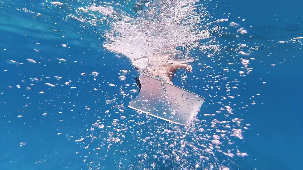 Culona Belleza Kayci Kaylani Desnuda Bajo El Agua, Buceo Y Masturbación
