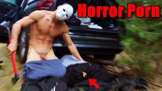 MONSTER FUCKED STUCK IN the FOREST - Russian Horror Porn