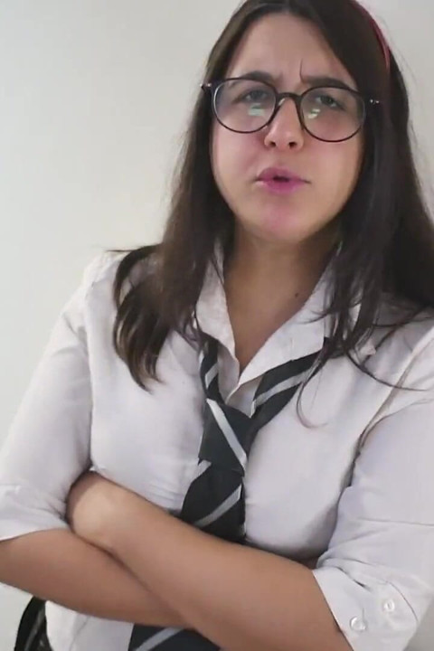 College Girl at Detention for Chew Bubblegum HD - Bunny Looner