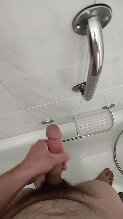 Handjob in the shower