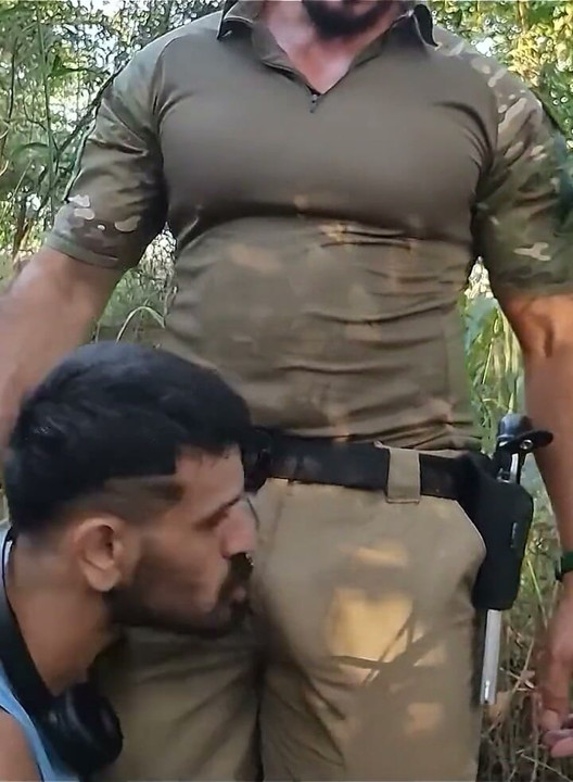 Sucking the Cop's Huge Cock