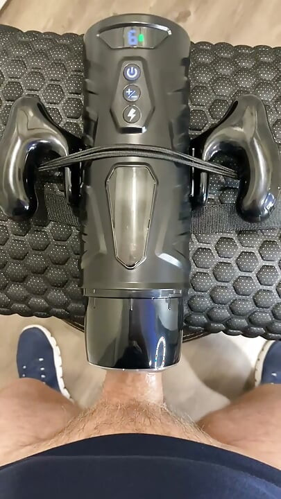 Big Stroker Toy Makes Me Cum Four Times! POV Demo