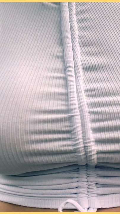 Wifey goes out in public with her braless tits on display | Clip 1