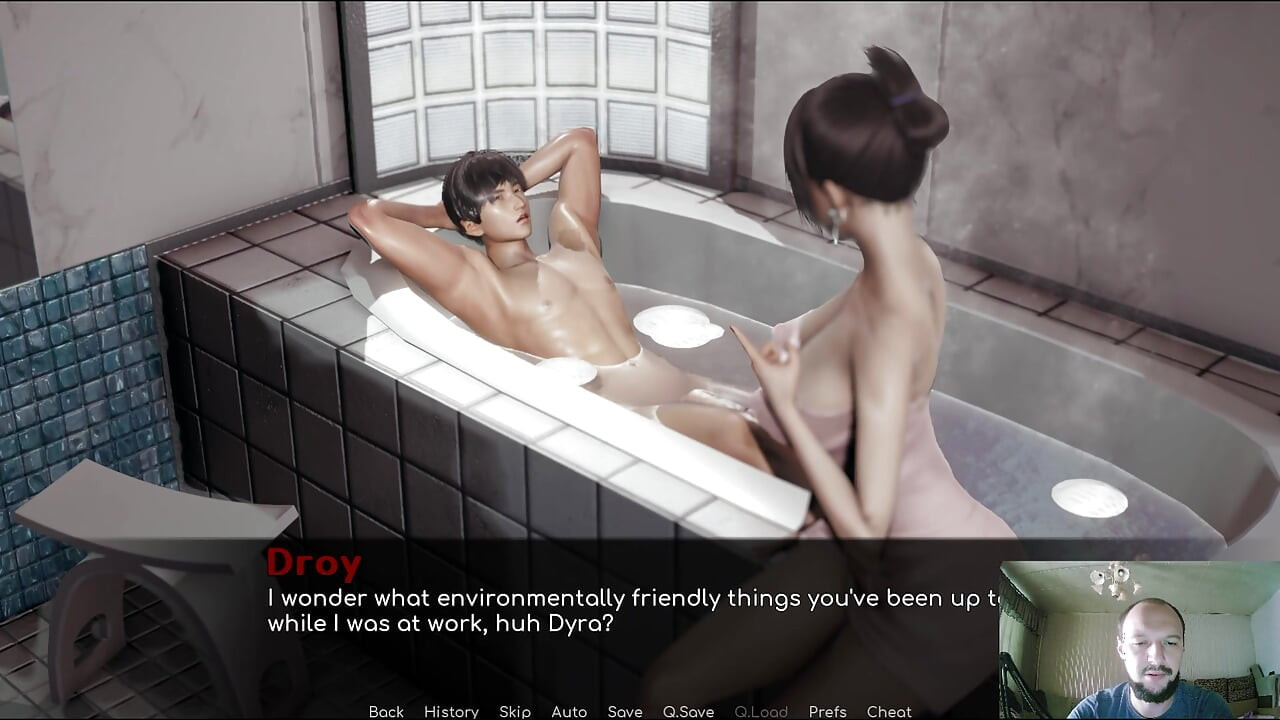 Nagyszerű szex a fürdőben