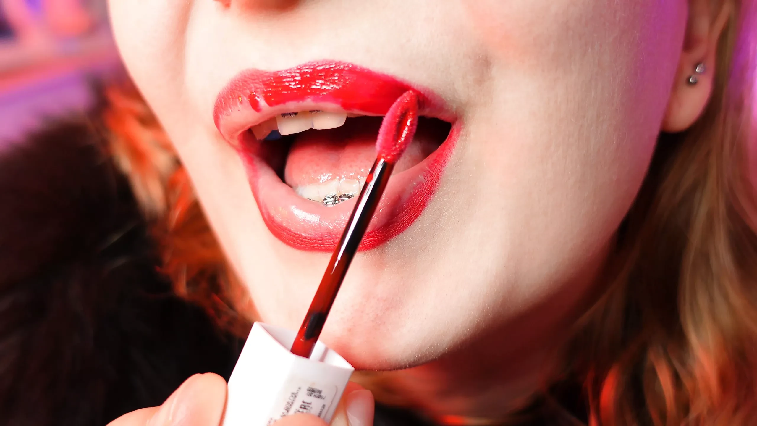 Suara bulu dan video fetish bibir panas - asmr relax terdengar