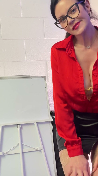 Office Slut Wants Your Cum