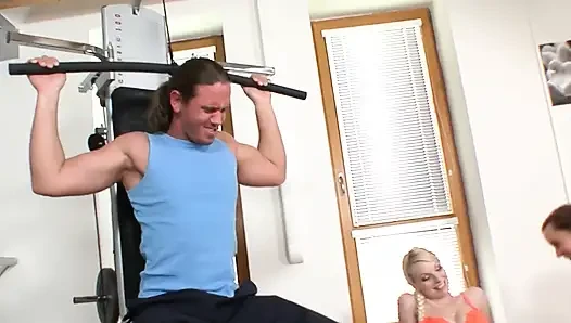 Sweet Anal Girls Scene-1_teen Gym Friends Having Anal Sex in a Threesome