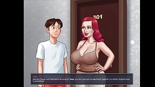 サマータイム・サーガ - ベッカの継母の中に赤ちゃんを入れようとした - アニメーションポルノ