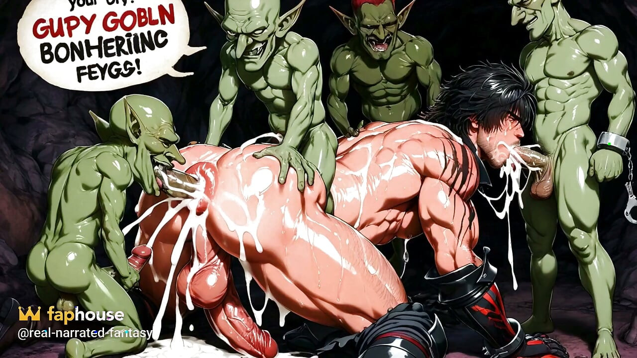 Anime Twink Femboys Got Gangbanged with Goblins. Hentai Gay Compilation