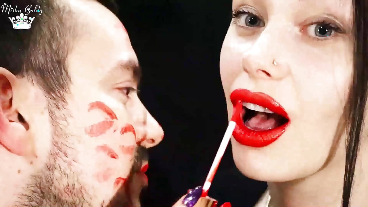 Red lipstick compilation & lip tease! 50$ instead of original price 85$