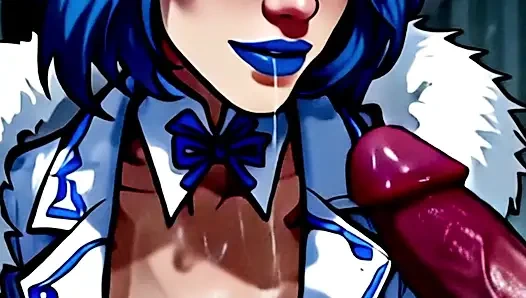 Das Schneemädchen mit heißem sperma wärmer