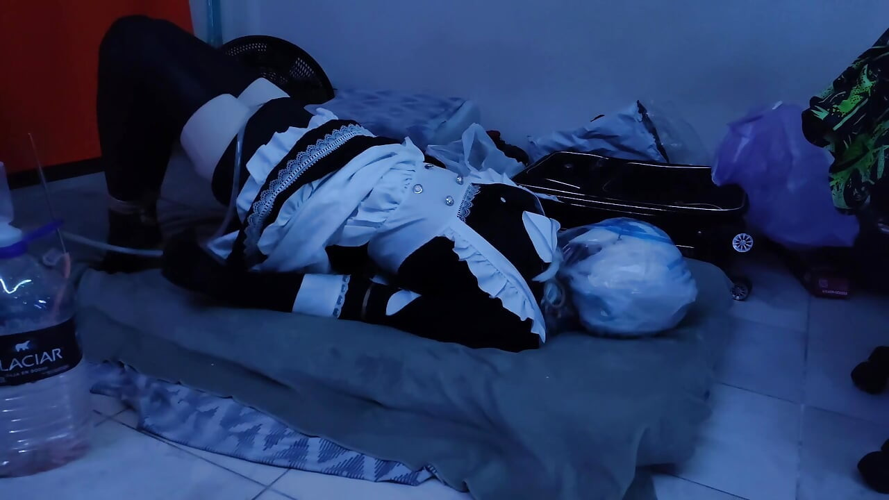 Kigurumi Maid Bondage Heavy Breathplay