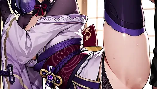 Raiden Shogun (genshin çarpması) hentai videosu