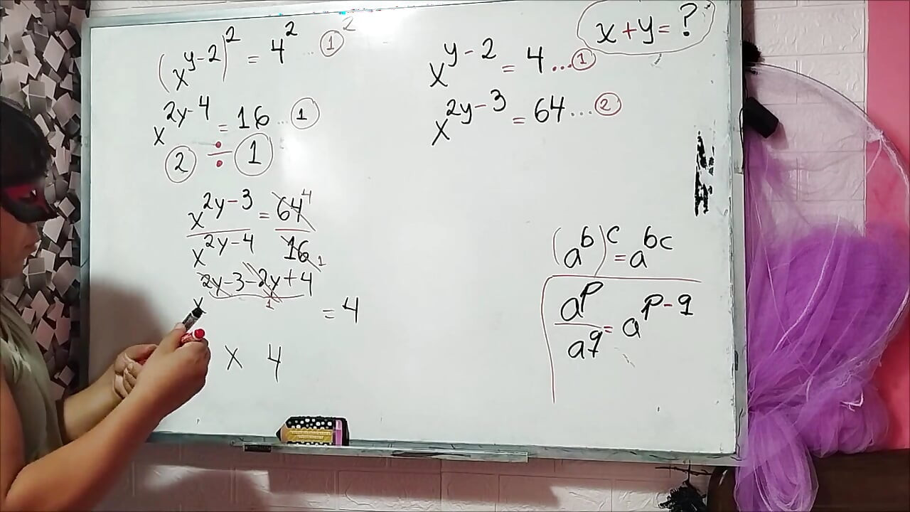 25 Algebra: Calculate X Sexual Mathematics