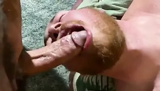 big cock throat fucking a ginger boy
