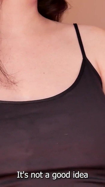 Stunning moment from "JOI EN - The babysitter is waiting for her payment in semen"