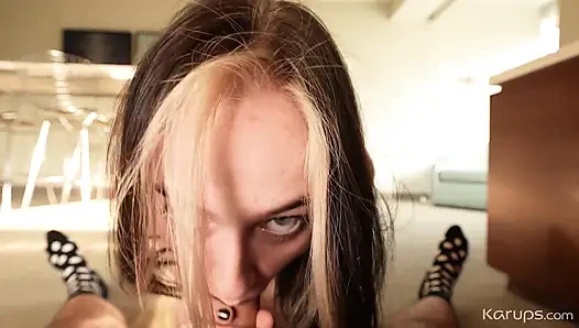 Hot teen stepdaughter wants to shows off her magic tricks