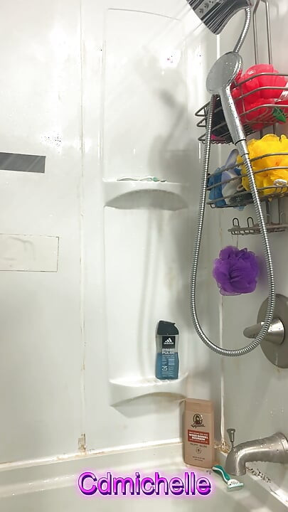 Cdmichelle GREATEST VIDEO I VIDEO MADE Wearing Pink Bikini Taking A Shower then Bath Sucking & Fucking Dildo