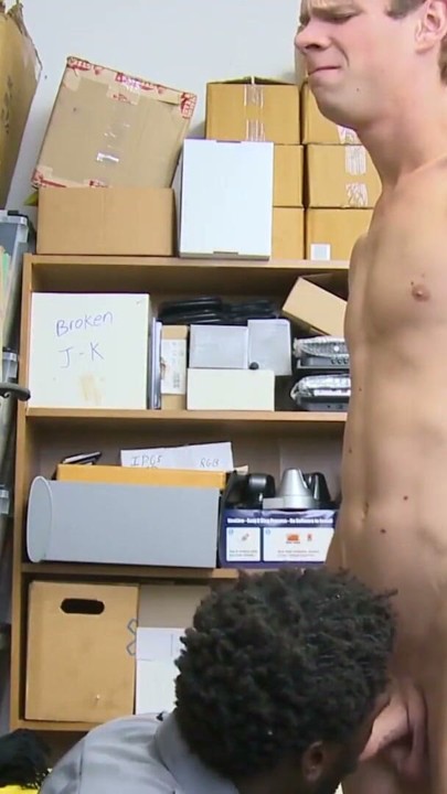White perp IR barebacked with officers huge black dick | Clip 1