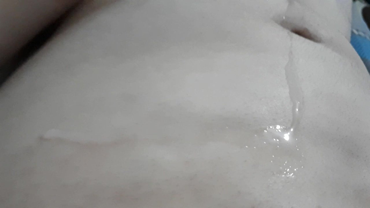 大量精液流出！