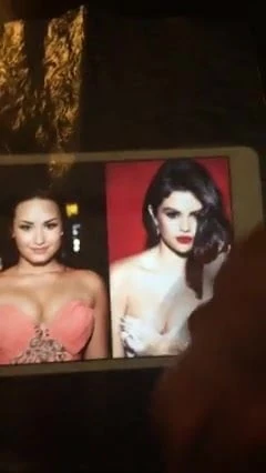 Selena gomez和demi lovato的精液致敬
