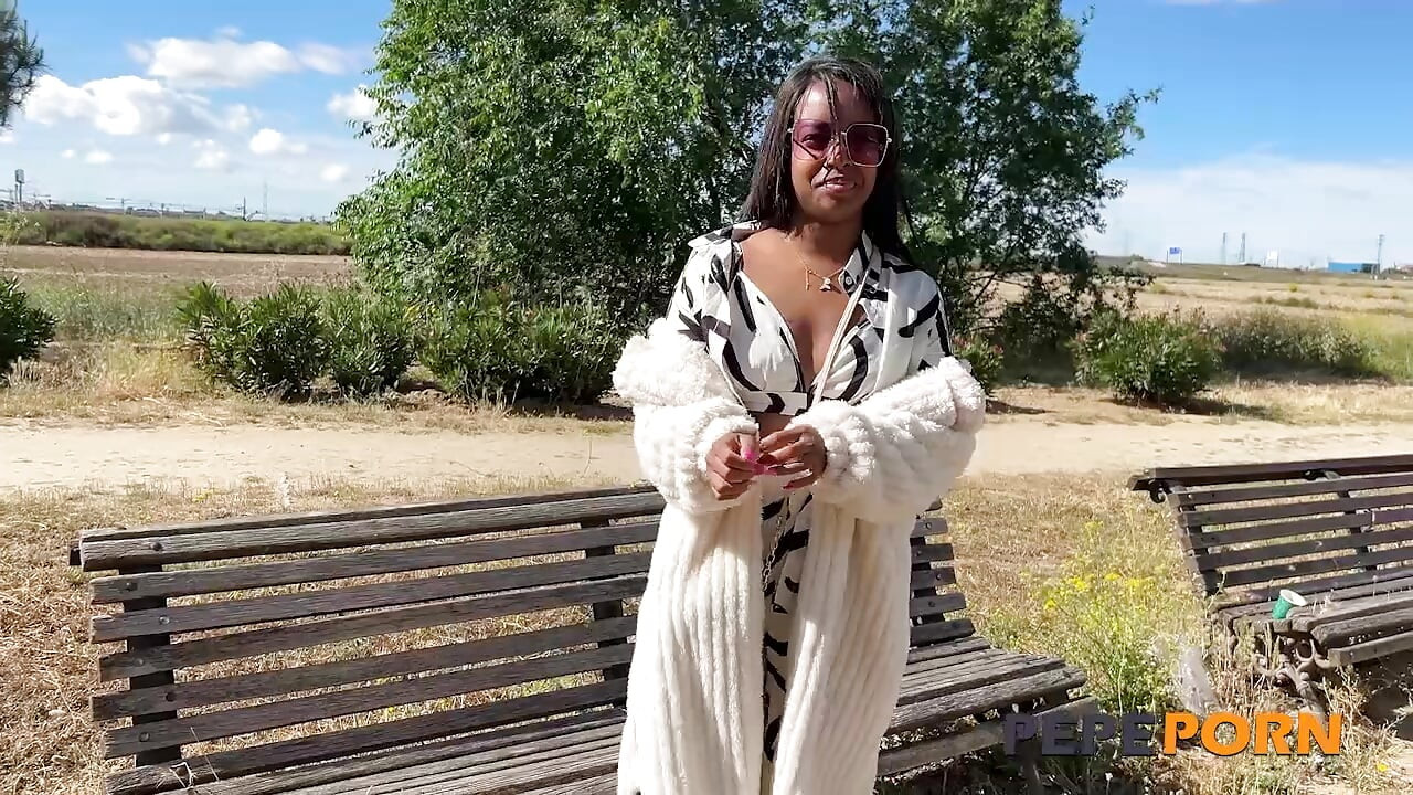 Paris is back to us! Our favorite black babe gets NAILED by an amateur dude