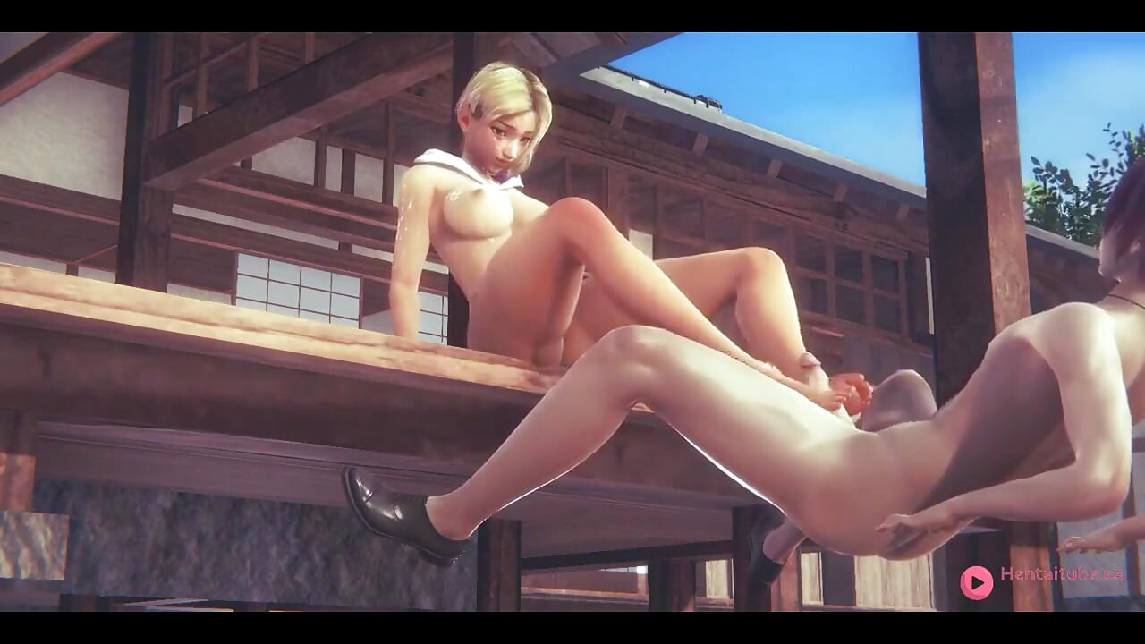 Spiderman Hentai - Gwen Footjob and Anal