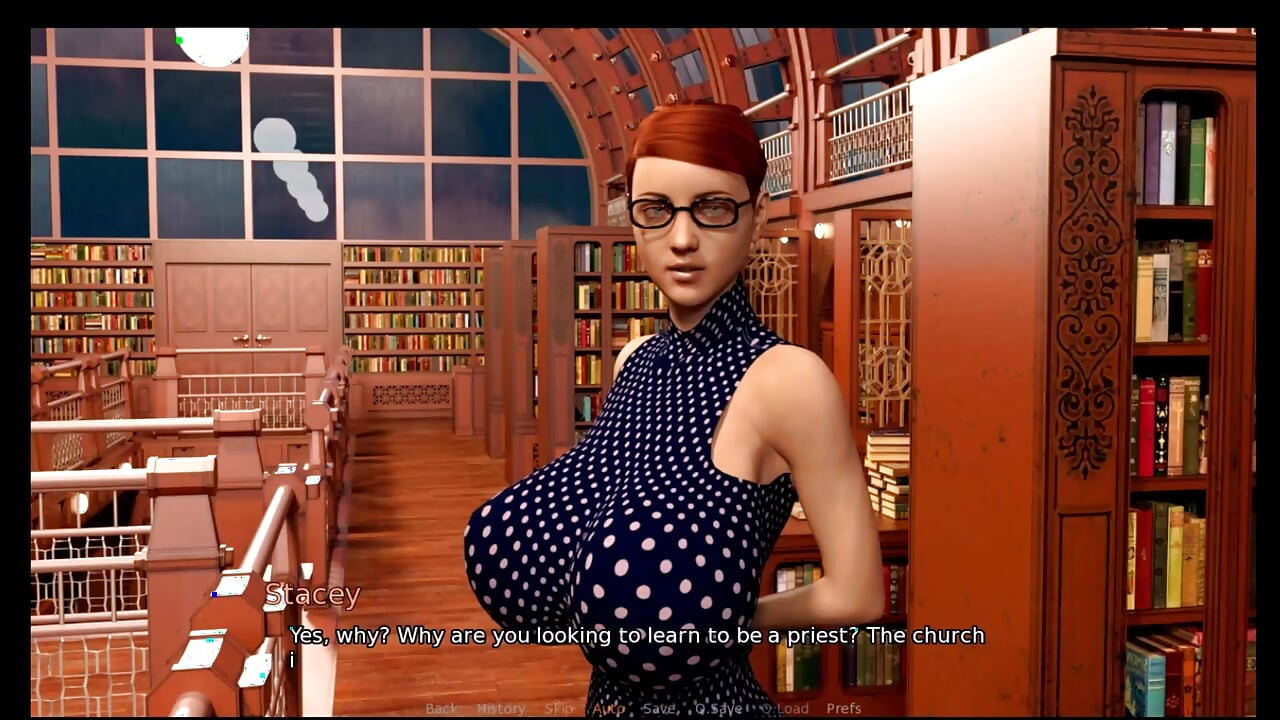 In for a penny #5 - Johannes and the girls went to the casino. Nun Anne went to the gym.