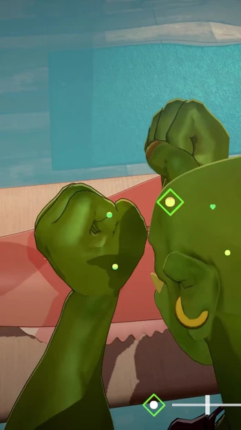 Emotional moment from "EP6: Emma's First Deep Tissue Message Parlor - Orc Massage"