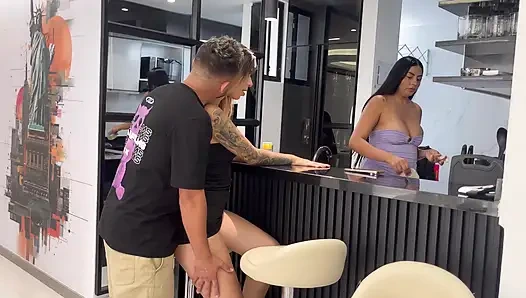 I cuckold my PREGNANT wife with my sister-in-law at our party and she ends up joining a very hot threesome