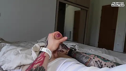 My Stepsister Returned and Saw My Big Cock - Sucked Me Then Fucked, I Cummed in Her Mouth POV