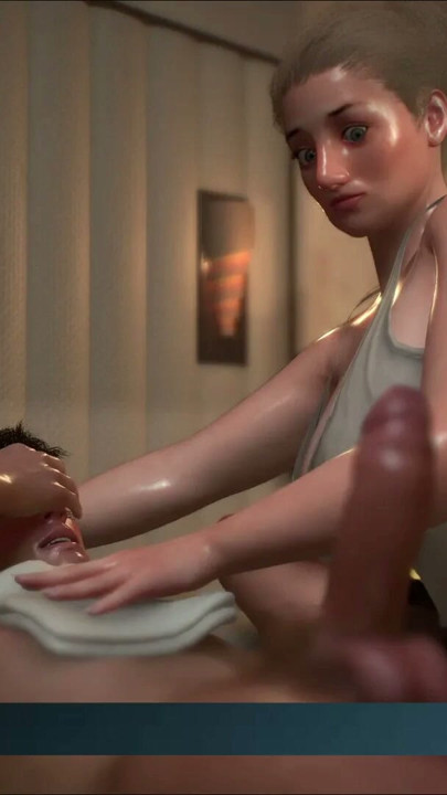 Stepmom Helping Her Sick 18 Plus Stepson With Handjob | Clip 1