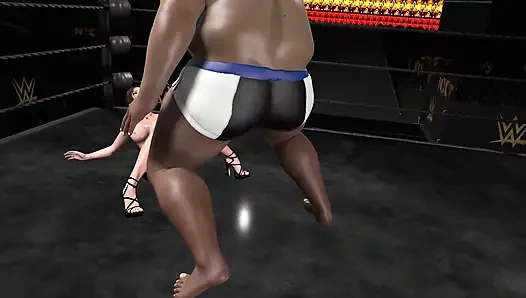 Büyük Memeli Tatlı Lara Büyük Güçlü Bir Adam Tarafından Domine Ediliyor Ve Dölleniyor